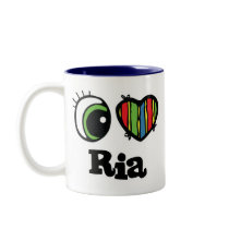 I Love (Heart) Ria Mug