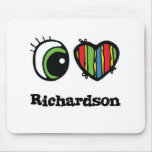 I Love (Heart) Richardson Mouse Pads