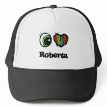 I Love (Heart) Roberta Mesh Hat