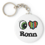 I Love (Heart) Ronn keychains