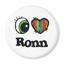 I Love (Heart) Ronn magnets