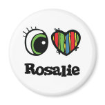 I Love (Heart) Rosalie Magnets