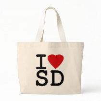 I Love Heart San Diego bags