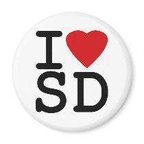 I Love Heart San Diego magnets by allworldtees I Love Heart San Diego magnets