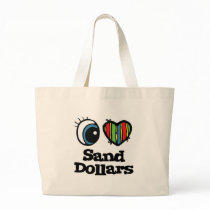I Love (Heart) Sand Dollars Bag