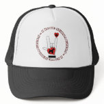 I LOVE (HEART) SCHNAUZERS - ASL SIGN LANGUAGE hats