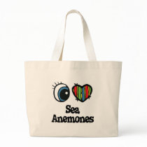 I Love (Heart) Sea Anemone bags by eyeheartanimals I Love (Heart) Sea Anemone bags