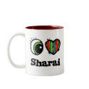 I Love (Heart) Sharai mugs by eyeheartnames I Love (Heart) Sharai mugs