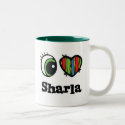 I Love (Heart) Sharla mugs by eyeheartnames I Love (Heart) Sharla mugs