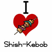 I love-heart shish-k-bob photo sculptures by Edibility I love-heart shish-k-bob photo sculptures