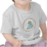 I Love Heart Snowmen Cute Christmas Design T Shirts
