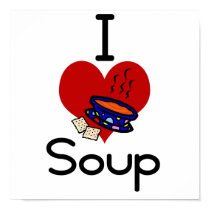 I love -heart soup posters by Edibility I love -heart soup posters