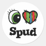 I Love (Heart) Spud Sticker
