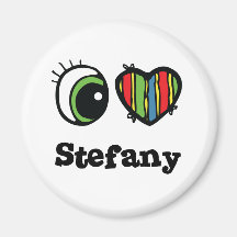 I Love (Heart) Stefany Magnet