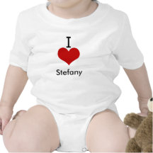 I Love (heart) Stefany T-shirts