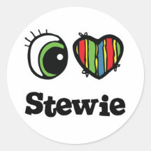 I Love (Heart) Stewie Sticker
