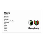 I Love (Heart) Symphony Business Card