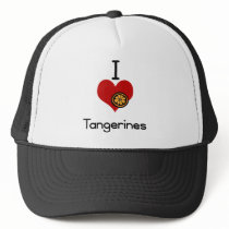 I love-heart tangerines hats by Edibility I love-heart tangerines hats