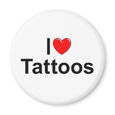 love heart tattoos. I Love (Heart) Tattoos