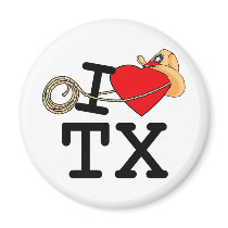 I Love Heart Texas magnets by allworldtees I Love Heart Texas magnets