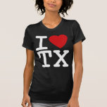 I Love Heart Texas Shirt