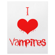 I Love (heart) Vampires letterhead by Fangtastic I Love (heart) Vampires letterhead