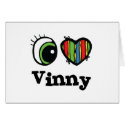 I Love (Heart) Vinny cards by eyeheartnames I Love (Heart) Vinny cards