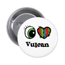 I Love (Heart) Vulcan Button