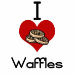 I love-heart waffles photo cut outs