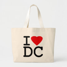 I Love Heart Washington D.C. District of Columbia Bag