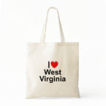 I Love (Heart) West Virginia bags