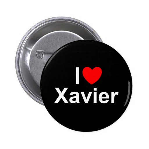I Love (Heart) Xavier Pin
