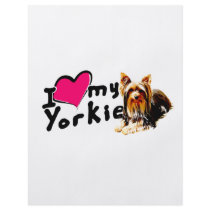 I love (heart) Yorkies flyers