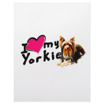I love (heart) Yorkies letterhead