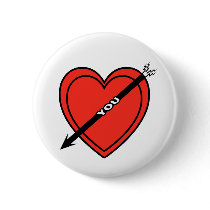 I Love Heart You Pins