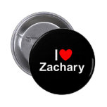 I Love (Heart) Zachary Buttons