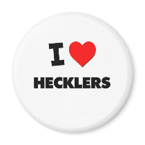 I Love Hecklers Fridge Magnets