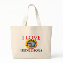 I Love Hedgehogs bags