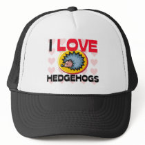 I Love Hedgehogs hats by AnimalShirts I Love Hedgehogs hats