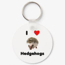 I love hedgehogs Keychain