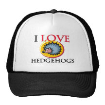 I Love Hedgehogs Mesh Hats