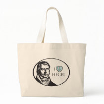 I Love Hegel Tote Bag by SymposiumGBI I Love Hegel Tote Bag