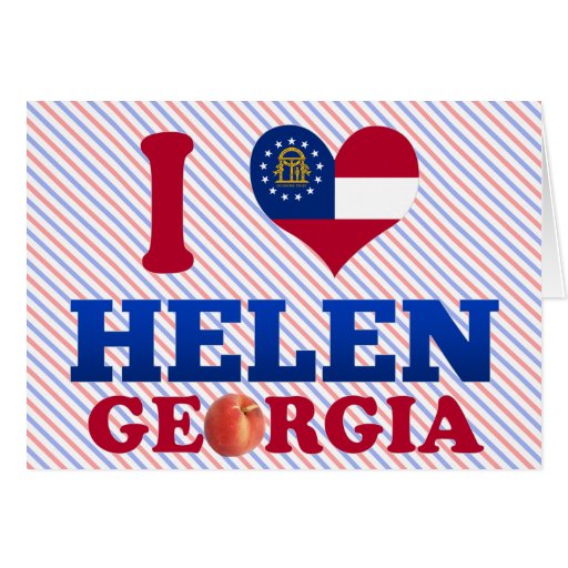 I Love Helen, Georgia Cards