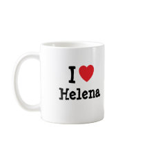 I love Helena heart T-Shirt Mug