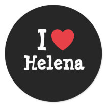 I love Helena heart T-Shirt stickers by funnycustomtshirts I love Helena heart T-Shirt stickers