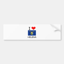 I Love Helena Montana Bumper Sticker