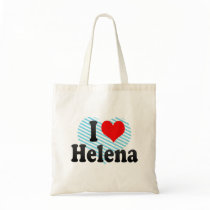 I love Helena Tote Bags