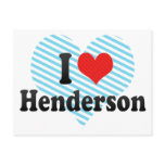 I Love Henderson Post Cards