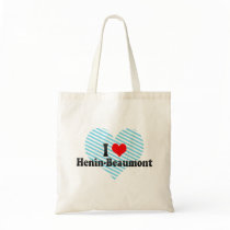 I Love Henin-Beaumont, France Canvas Bag