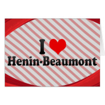 I Love Henin-Beaumont, France Cards